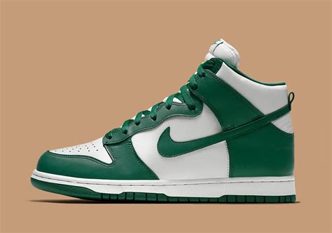 nike groen hoog schoen